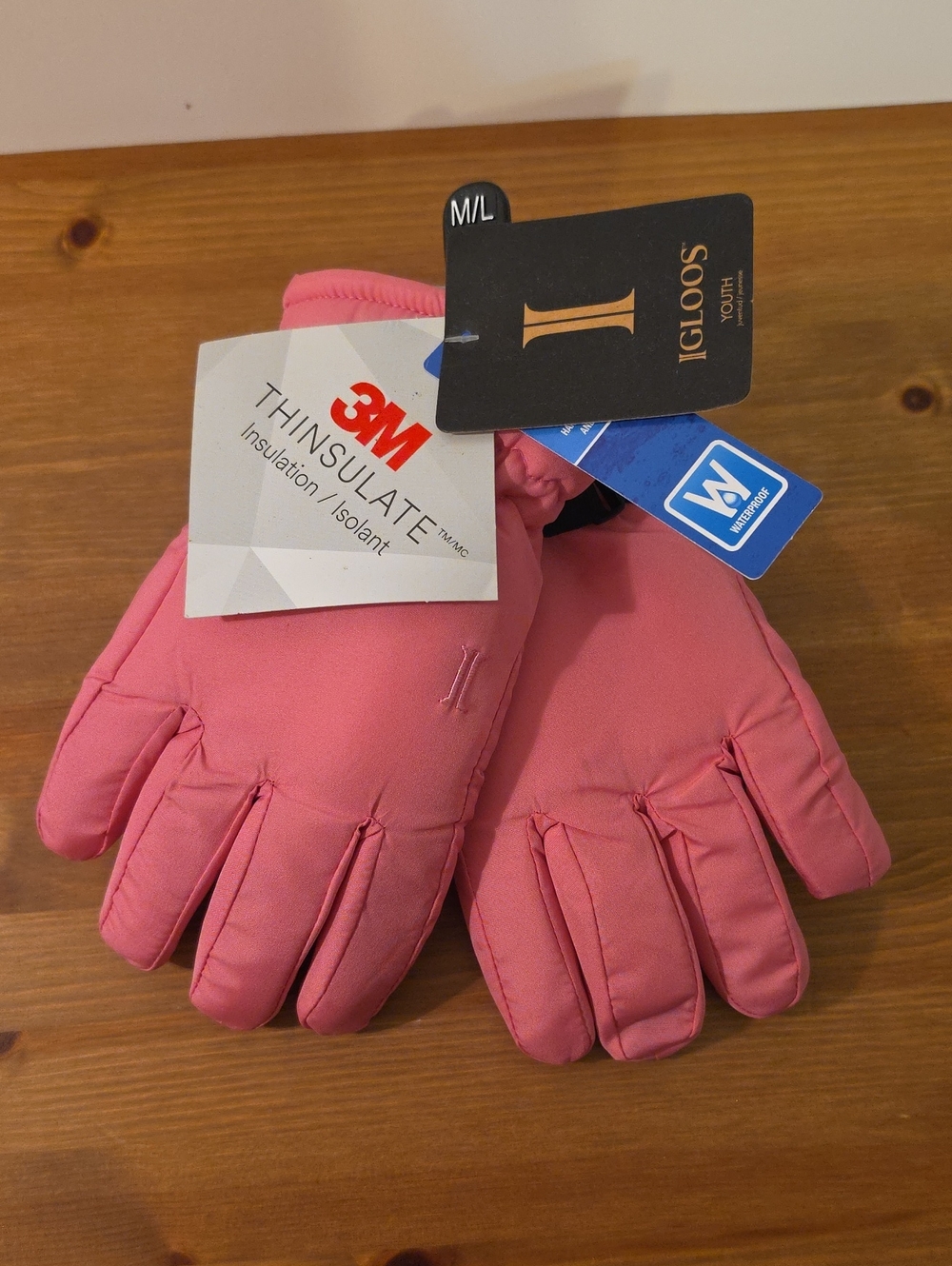 Igloos Youth Mittens Pink